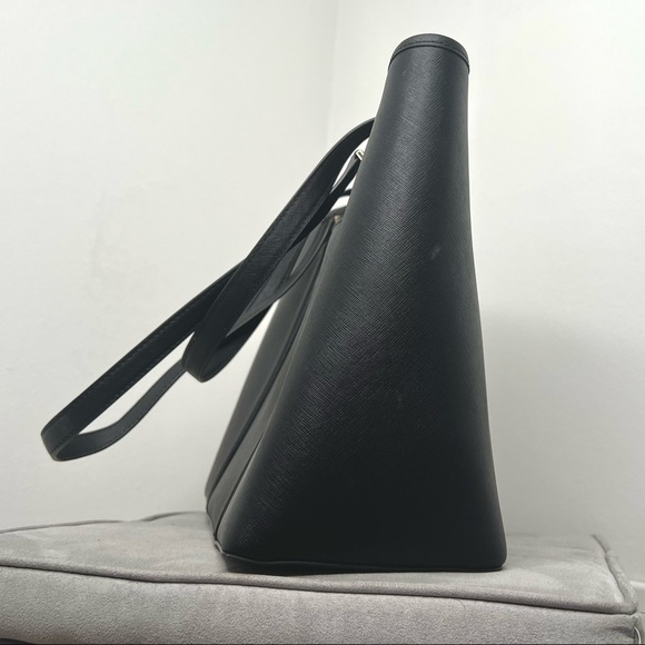 Michael Kors• Black Leather•Sady Shoulder Bag•Large Tote - Picture 7 of 10